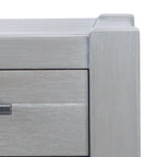 SAFAVIEH Philomene Distressed White 3-Drawer Console Table - 23.5 W x 13 L x 29.5 H - 24Wx13Dx30H