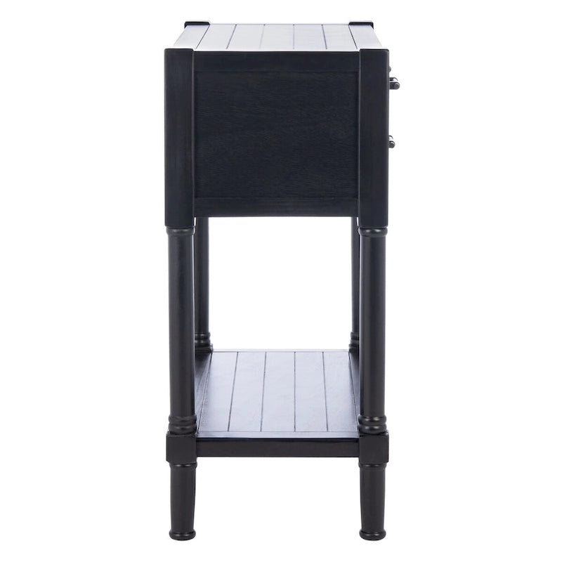 SAFAVIEH Philomene Distressed White 3-Drawer Console Table - 23.5 W x 13 L x 29.5 H - 24Wx13Dx30H