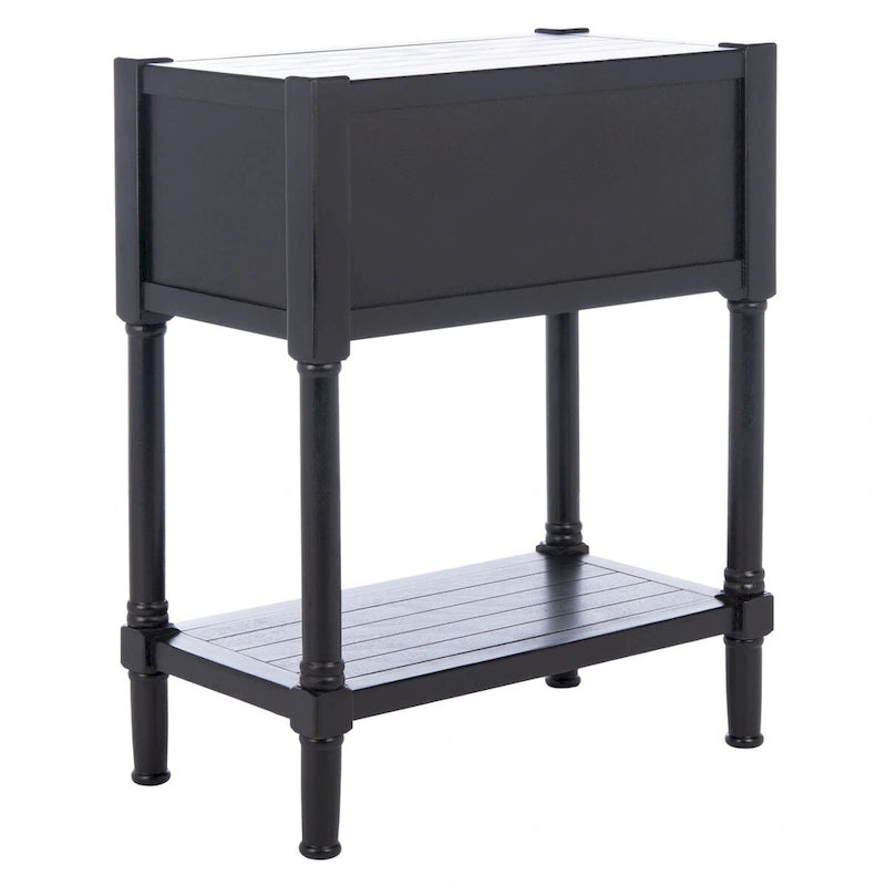 SAFAVIEH Philomene Distressed White 3-Drawer Console Table - 23.5 W x 13 L x 29.5 H - 24Wx13Dx30H