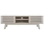 SAFAVIEH Teela Walnut 59-inch Storage Media TV Stand - 59 W x 15 L x 19 H - 59Wx15Dx19H