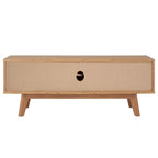 SAFAVIEH Teela Walnut 59-inch Storage Media TV Stand - 59 W x 15 L x 19 H - 59Wx15Dx19H