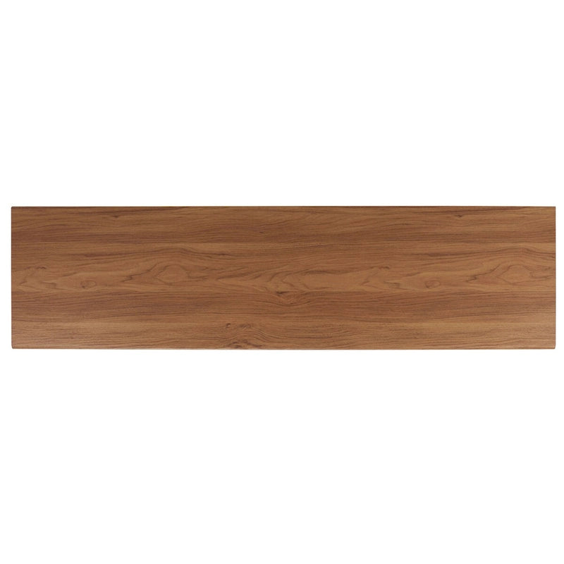 SAFAVIEH Teela Walnut 59-inch Storage Media TV Stand - 59 W x 15 L x 19 H - 59Wx15Dx19H