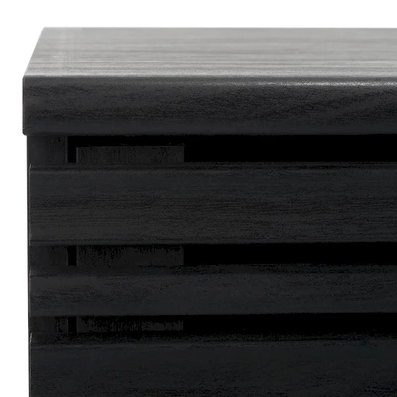 SAFAVIEH Teela Walnut 59-inch Storage Media TV Stand - 59 W x 15 L x 19 H - 59Wx15Dx19H