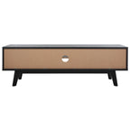 SAFAVIEH Teela Walnut 59-inch Storage Media TV Stand - 59 W x 15 L x 19 H - 59Wx15Dx19H