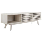 SAFAVIEH Teela Walnut 59-inch Storage Media TV Stand - 59 W x 15 L x 19 H - 59Wx15Dx19H