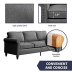 Mixoy Sectional Sleeper Sofa,Single Couch & Loveseat Couch &3 Seater Sofa, DIY Combination for Living Room