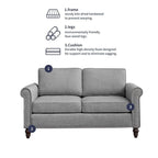 Mixoy Sectional Sleeper Sofa,Single Couch & Loveseat Couch &3 Seater Sofa, DIY Combination for Living Room