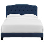 Copper Grove Ploce Queen Upholstered Velvet Bed