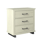 Farmhouse 4-Piece Bedroom Set - 2 Nightstand, 1 Chest and 1 Dresser