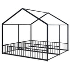 Merax Metal Twin Size House Platform Beds