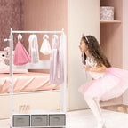 Dress Up Storage Kids Costume Organizer Center - 12D x 25W x 47H