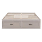 Queen Size Platform Bed with 6 Storage Drawers