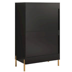 Modern 30 5-Drawer Chest with Metal Handles