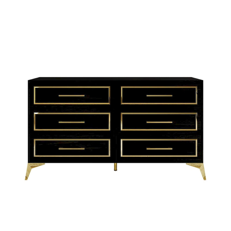 CraftPorch Contemporary Dresser with 6 Drawers