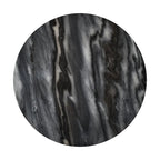 Cecil 17.75 Contemporary Natural Marble Handmade X-Shaped End Table, by JONATHAN Y.