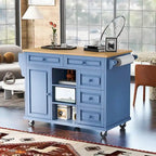 53 Rolling Mobile Island Kitchen Island Cart
