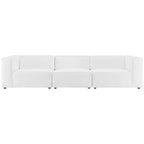 Mingle Vegan Leather 3-Piece Sectional Sofa