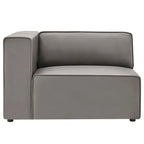 Mingle Vegan Leather 3-Piece Sectional Sofa