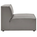 Mingle Vegan Leather 3-Piece Sectional Sofa