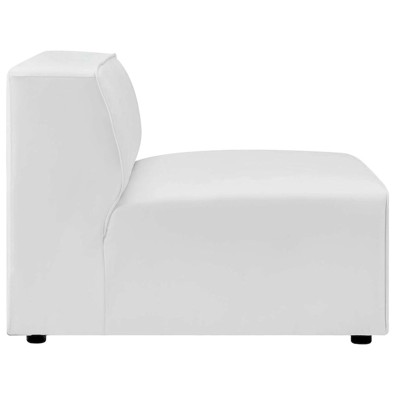 Mingle Vegan Leather 3-Piece Sectional Sofa
