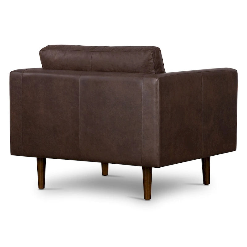 Poly and Bark Napa Lounge Chair - Genuine Italian Leather