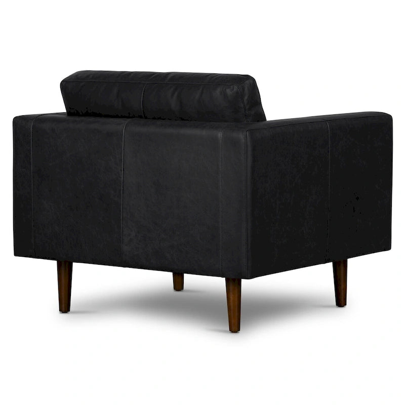 Poly and Bark Napa Lounge Chair - Genuine Italian Leather