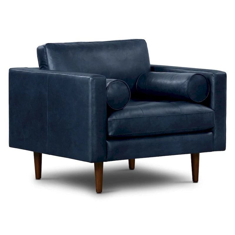 Poly and Bark Napa Lounge Chair - Genuine Italian Leather