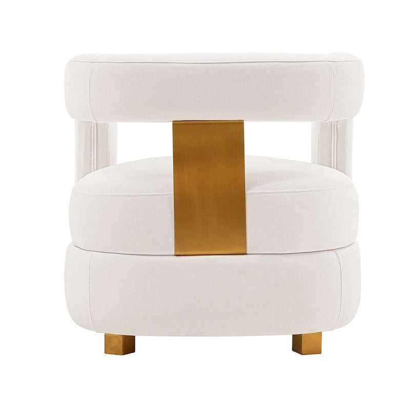 Manhattan Comfort Modern Amirah Velvet Accent Chair Set of 2