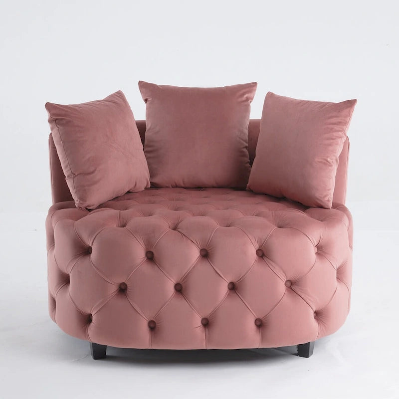 Accent Chair / Classical Barrel Chair for living room / Modern Leisure Chair