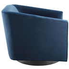 Twist Swivel Performance Velvet Upholstery Chair (Set of 2)