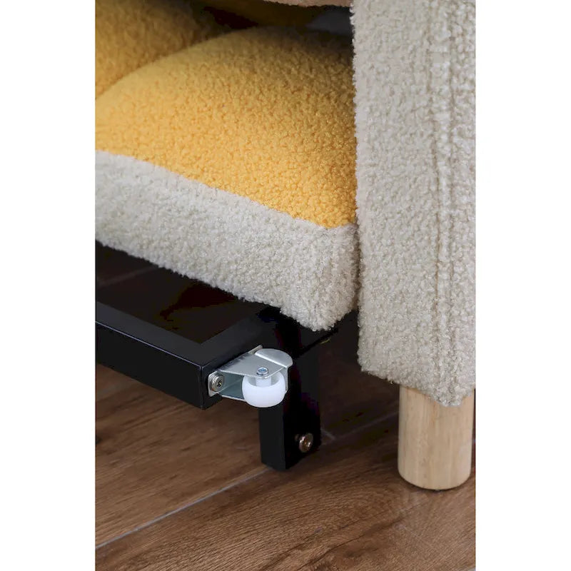 Convertible Sleeper Sofa Chair Bed with Pillow