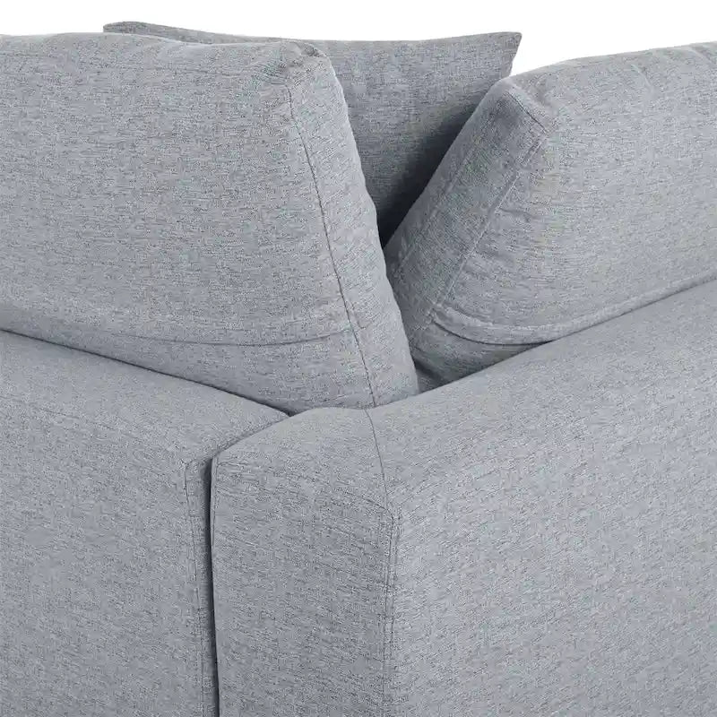 Merax Modern Large U-Shape Sectional Sofa, 2 Large Chaise with Removable Ottomans