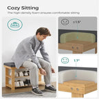 3-Tier Shoe Rack - 11.4D x 28W x 19.3H