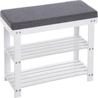 3-Tier Shoe Rack - 11.4D x 28W x 19.3H