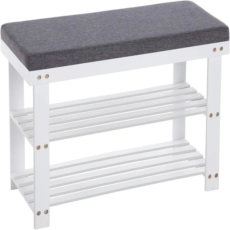 3-Tier Shoe Rack - 11.4D x 28W x 19.3H