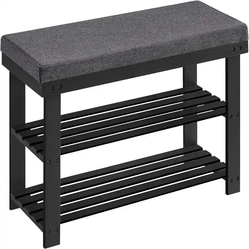 3-Tier Shoe Rack - 11.4D x 28W x 19.3H