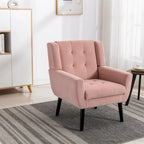 Modern Soft Velvet Ergonomics Accent Chair Living Room Chair Bedroom Chair Home Chair With Black Legs