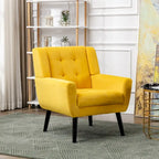 Modern Soft Velvet Ergonomics Accent Chair Living Room Chair Bedroom Chair Home Chair With Black Legs