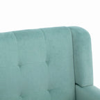 Modern Soft Velvet Ergonomics Accent Chair Living Room Chair Bedroom Chair Home Chair With Black Legs