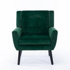 Modern Soft Velvet Ergonomics Accent Chair Living Room Chair Bedroom Chair Home Chair With Black Legs