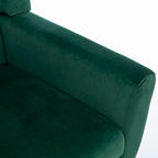 Modern Soft Velvet Ergonomics Accent Chair Living Room Chair Bedroom Chair Home Chair With Black Legs