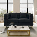 Teddy Fabric Modern Sectional Sofa Sets L-Shape/2/3/4 Seater Sofa Couch with Pillows