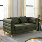 Teddy Fabric Modern Sectional Sofa Sets L-Shape/2/3/4 Seater Sofa Couch with Pillows