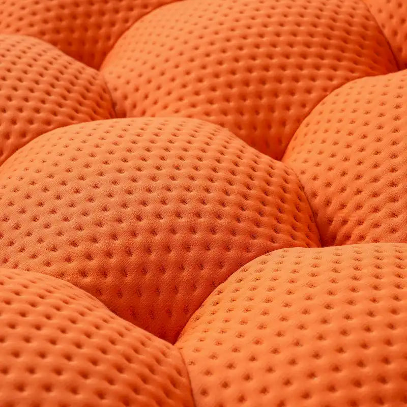 3D Honeycomb Fabric Upholstered Bubble Sofa Modern Loveseat with Ottoman