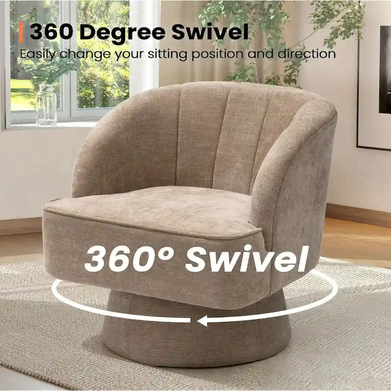 Pellebant Swivel Accent Chair Armchair Sofa for Living Room Bedroom