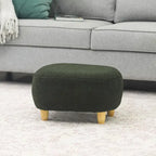 Adeco Foot Stool U Shape Ottoman for Living Room Bedroom