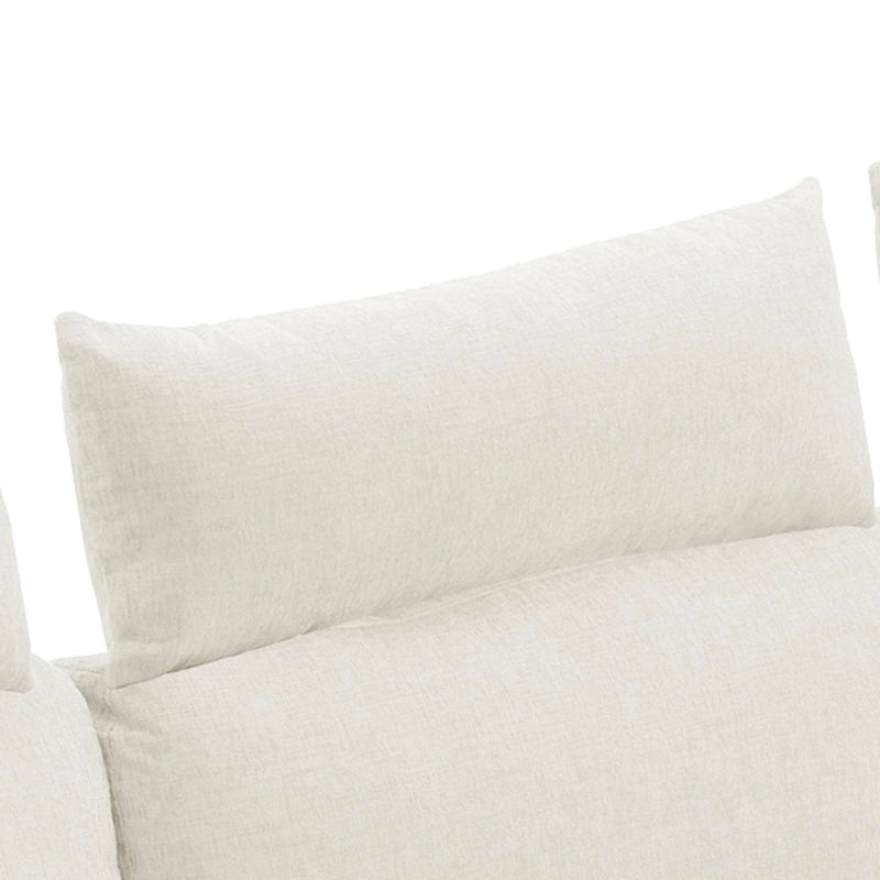 89 Chenille Sectional Sofa Couch With Extra Wide Chaise For Livingroom