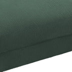 Sofa Corduroy Ottoman with Soild Wood