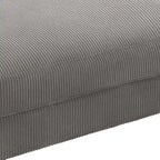 Sofa Corduroy Ottoman with Soild Wood