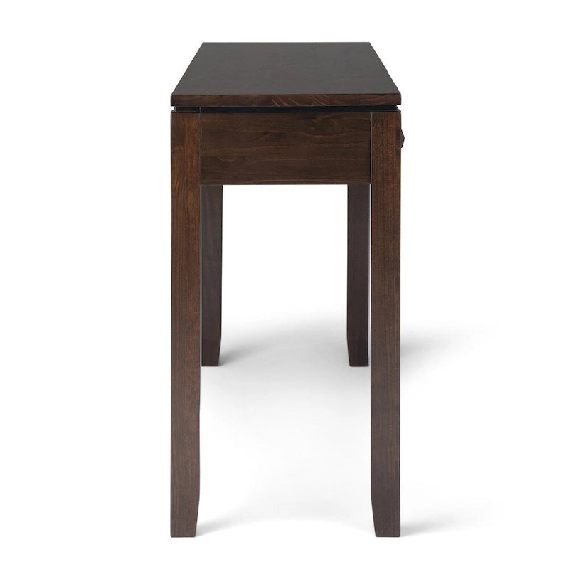 WYNDENHALL Essex SOLID WOOD 60 inch Wide Contemporary Wide Console Sofa Table - 60 x 15 x 29.5
